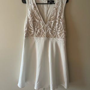 White lulus mini dress